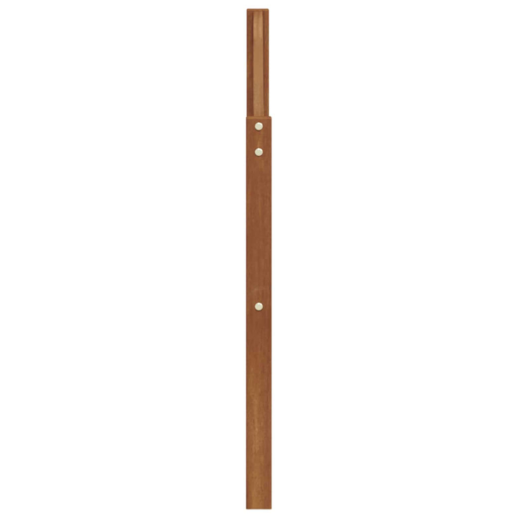 vidaXL Podłokietnik 2 pcs naturalny 59 x 4 x 73 cm Lite Drewno Akacji
