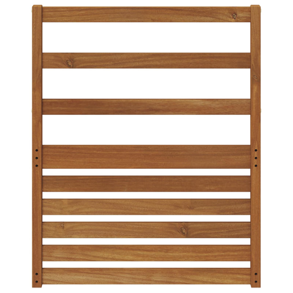 vidaXL Podłokietniki 2 pcs Brązowy 59 x 4 x 73 cm