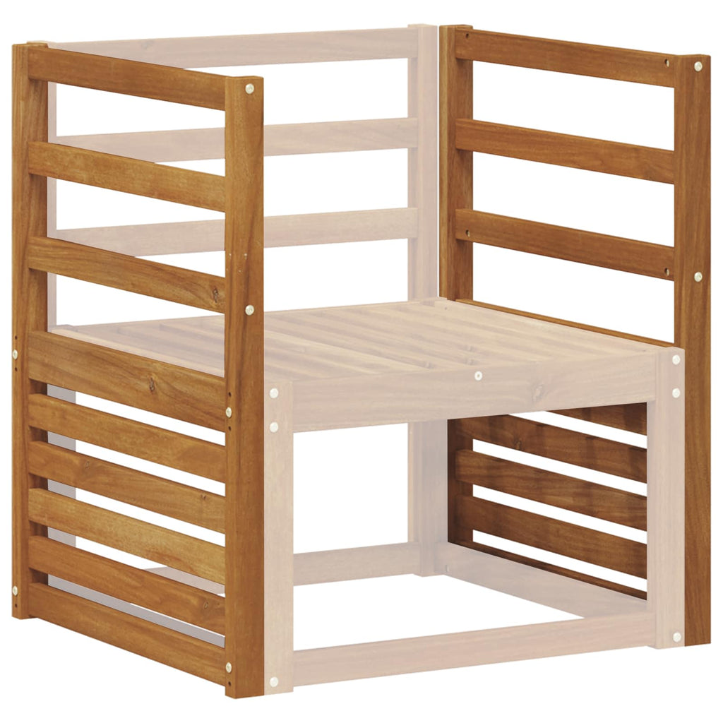 vidaXL Podłokietniki 2 pcs Brązowy 59 x 4 x 73 cm