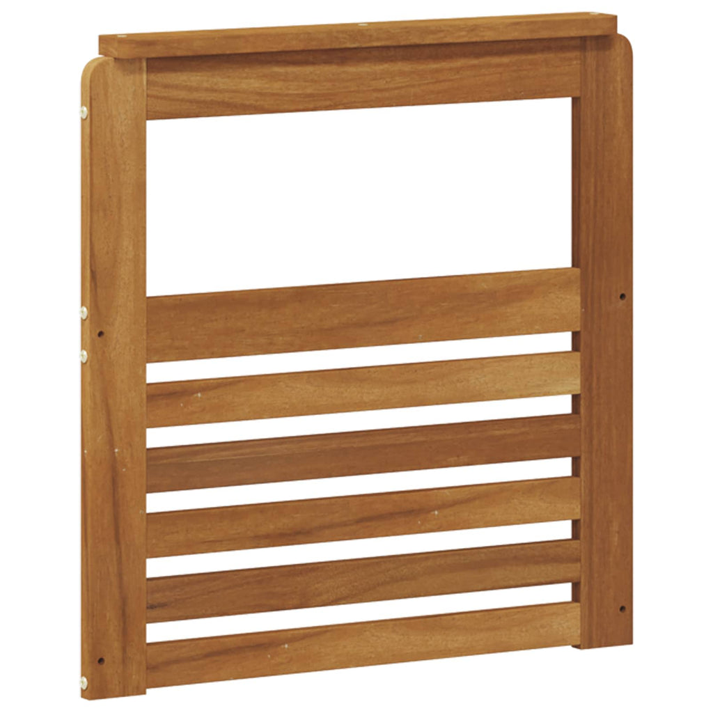 vidaXL Podłokietniki 2 pcs Brązowy 59 x 6 x 61 cm