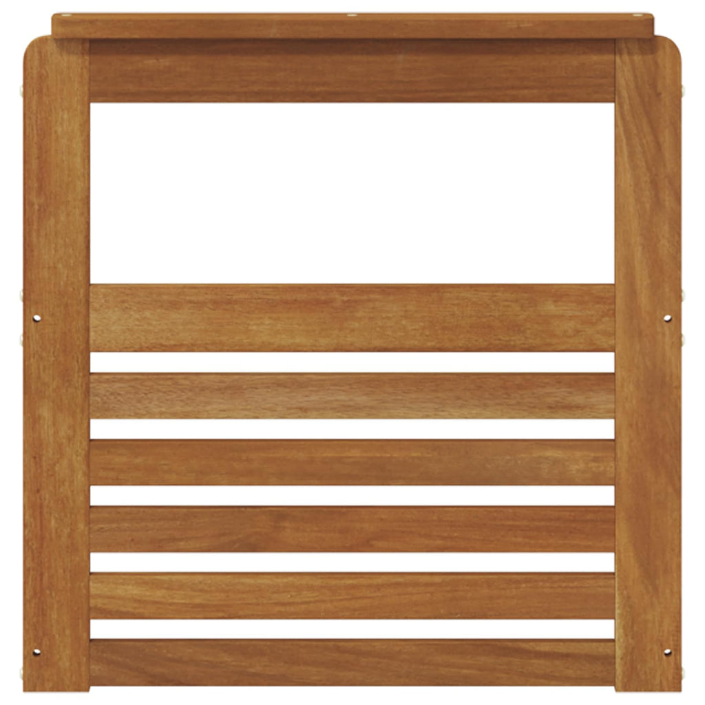 vidaXL Podłokietniki 2 pcs Brązowy 59 x 6 x 61 cm