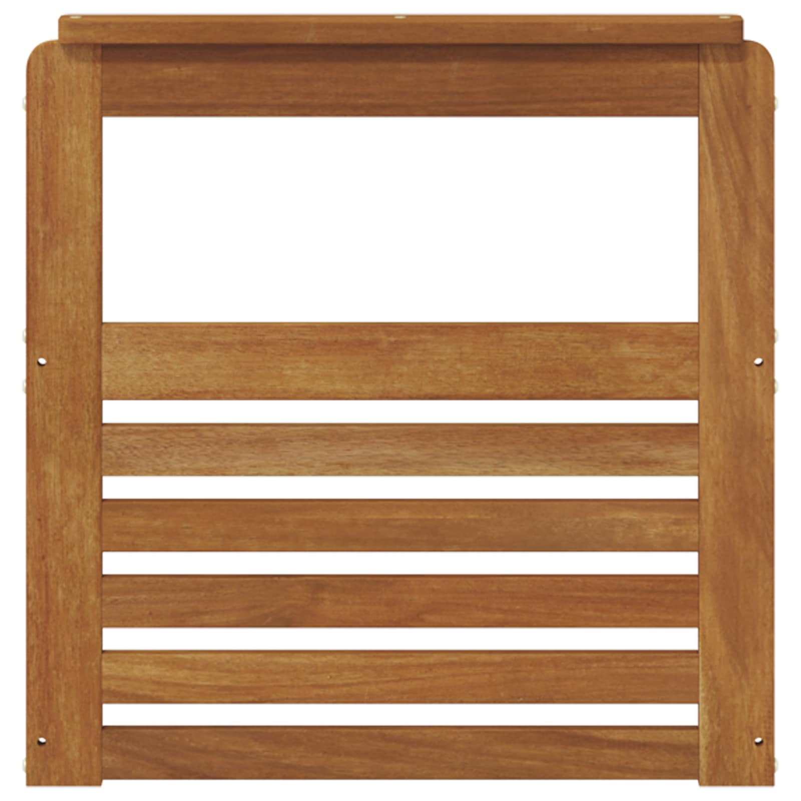 vidaXL Podłokietniki 2 pcs Brązowy 59 x 6 x 61 cm