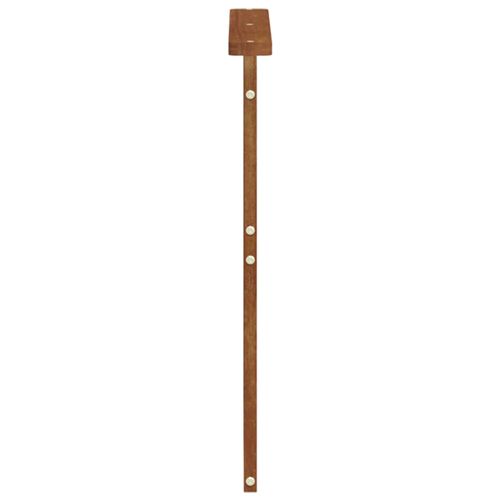 vidaXL Podłokietniki 2 pcs Brązowy 59 x 6 x 61 cm
