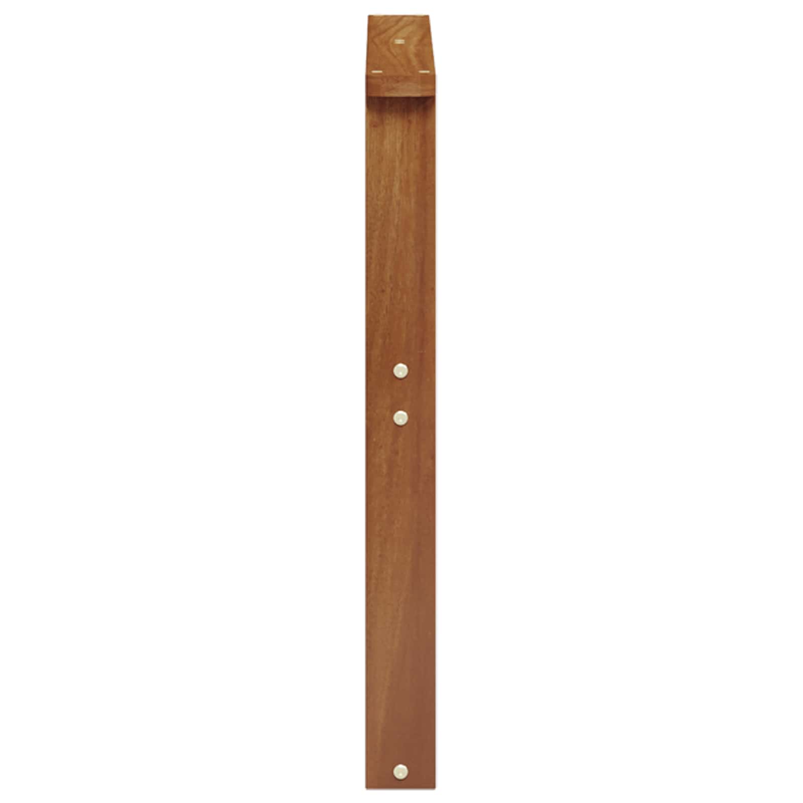 vidaXL Podłokietniki 2 pcs Brązowy 60 x 6 x 61 cm
