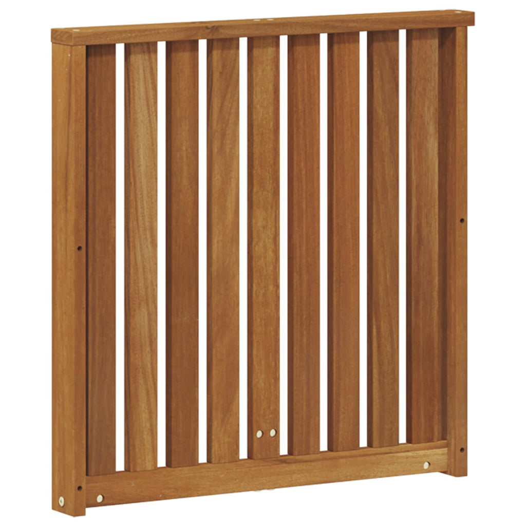 vidaXL Podłokietniki 2 pcs Brązowy 60 x 6 x 61 cm