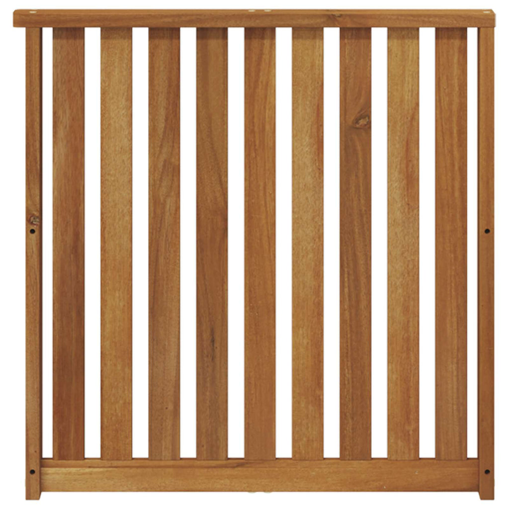 vidaXL Podłokietniki 2 pcs Brązowy 60 x 6 x 61 cm