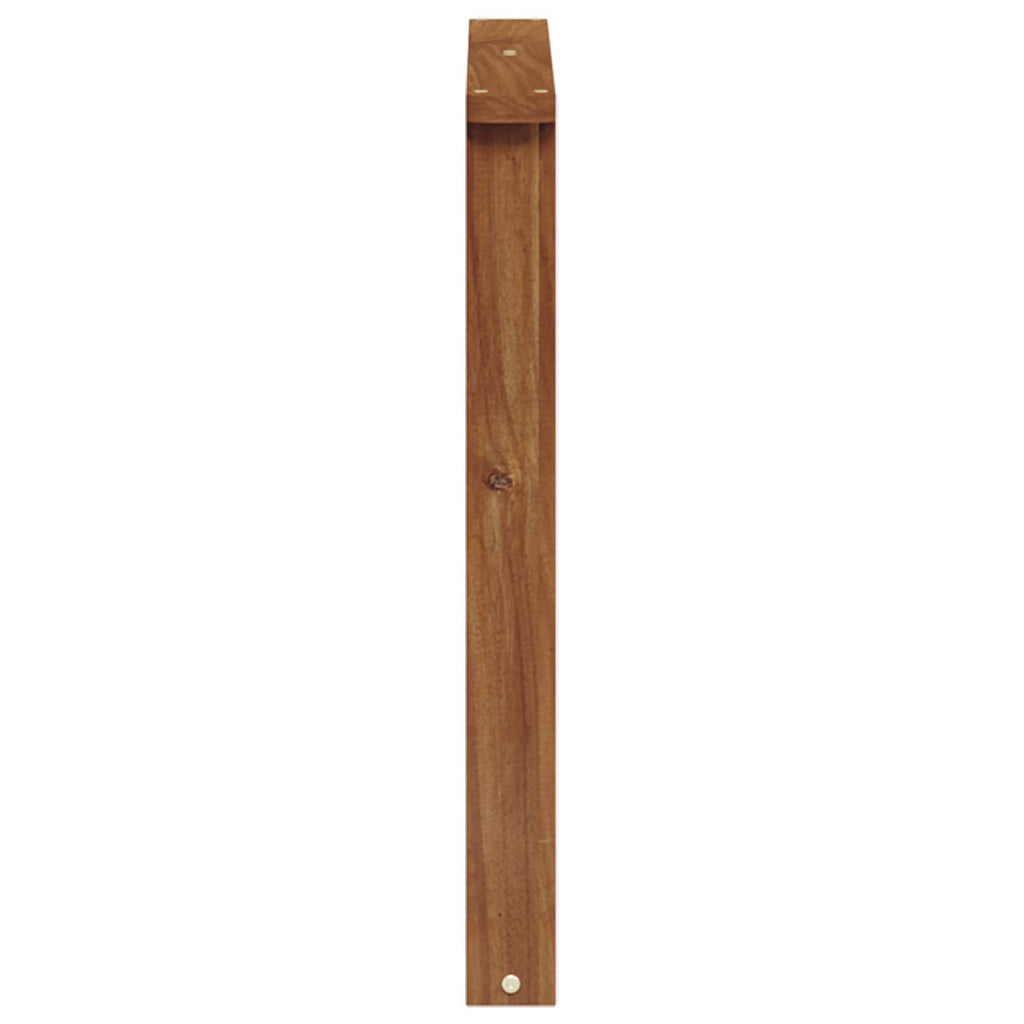 vidaXL Podłokietniki 2 pcs Brązowy 60 x 6 x 61 cm