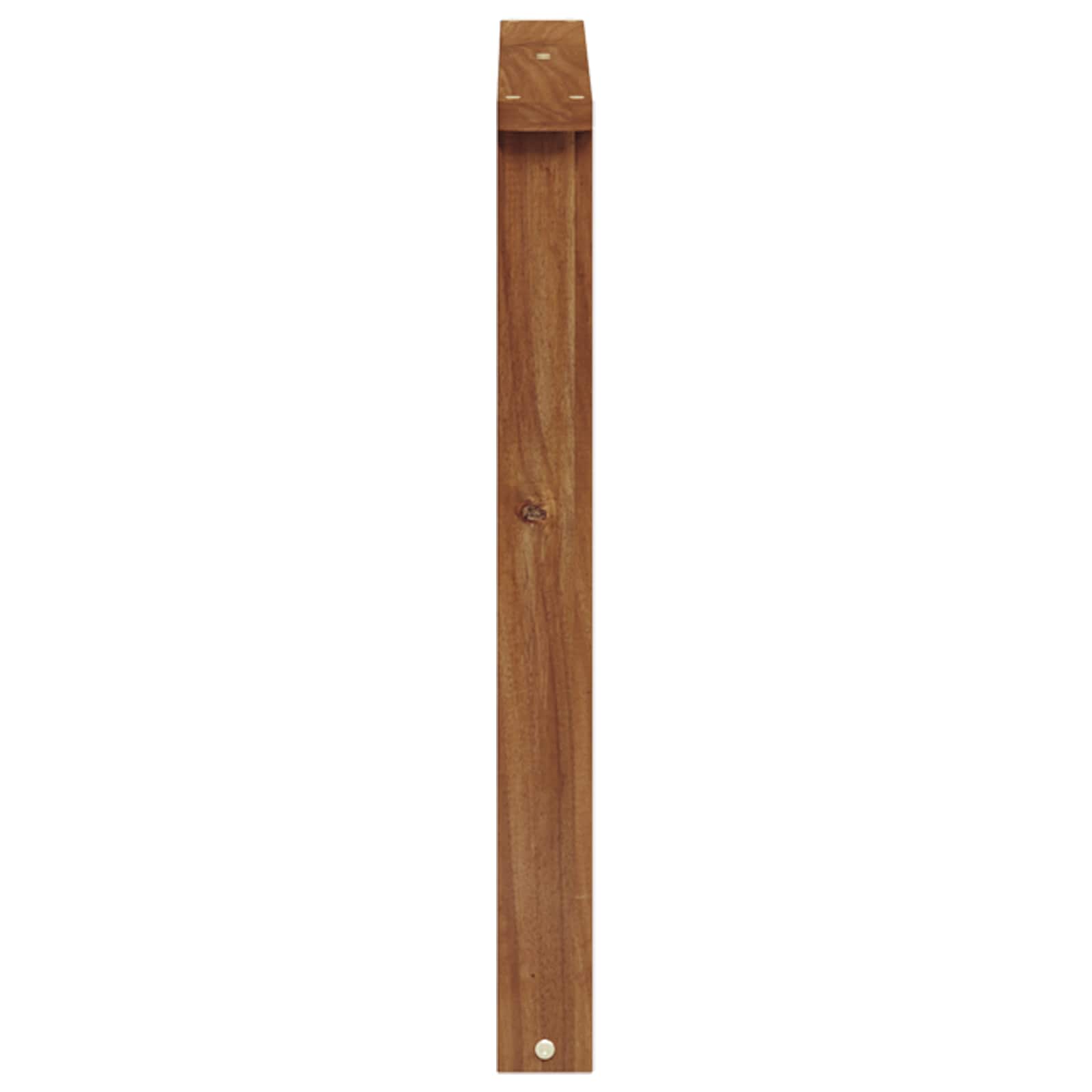 vidaXL Podłokietniki 2 pcs Brązowy 60 x 6 x 61 cm