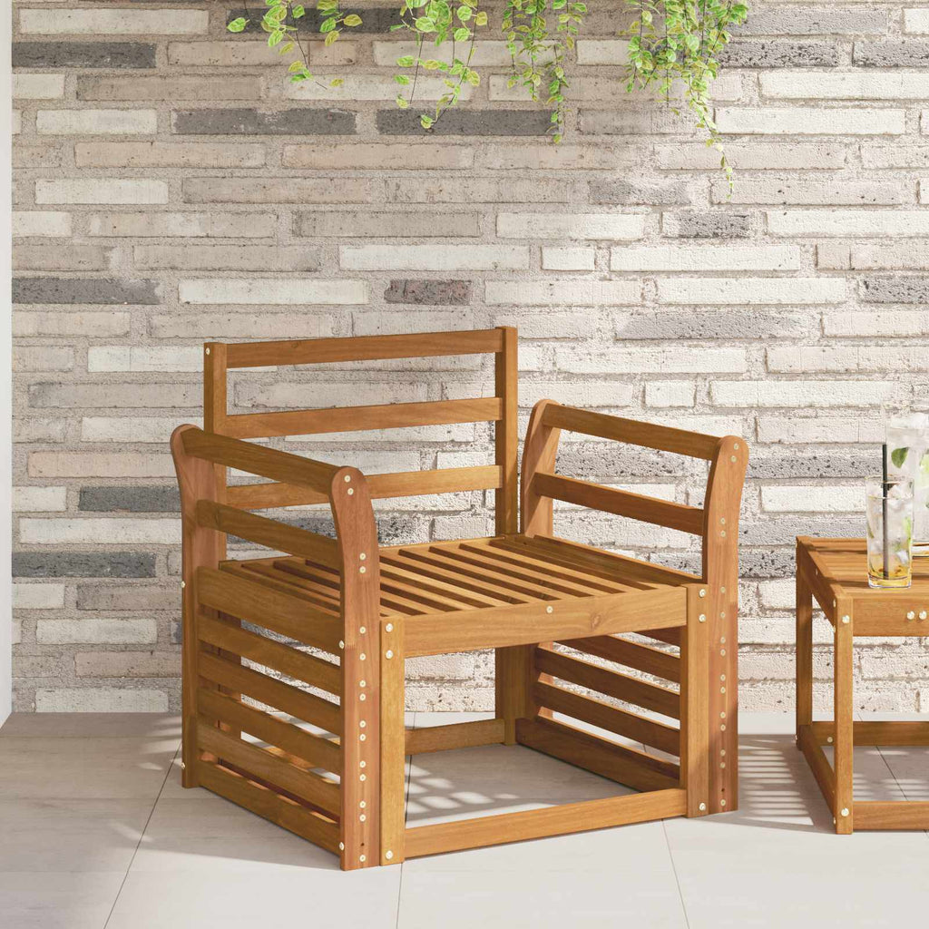 vidaXL Podłokietnik 2 pcs naturalny 58,5 x 8 x 60 cm