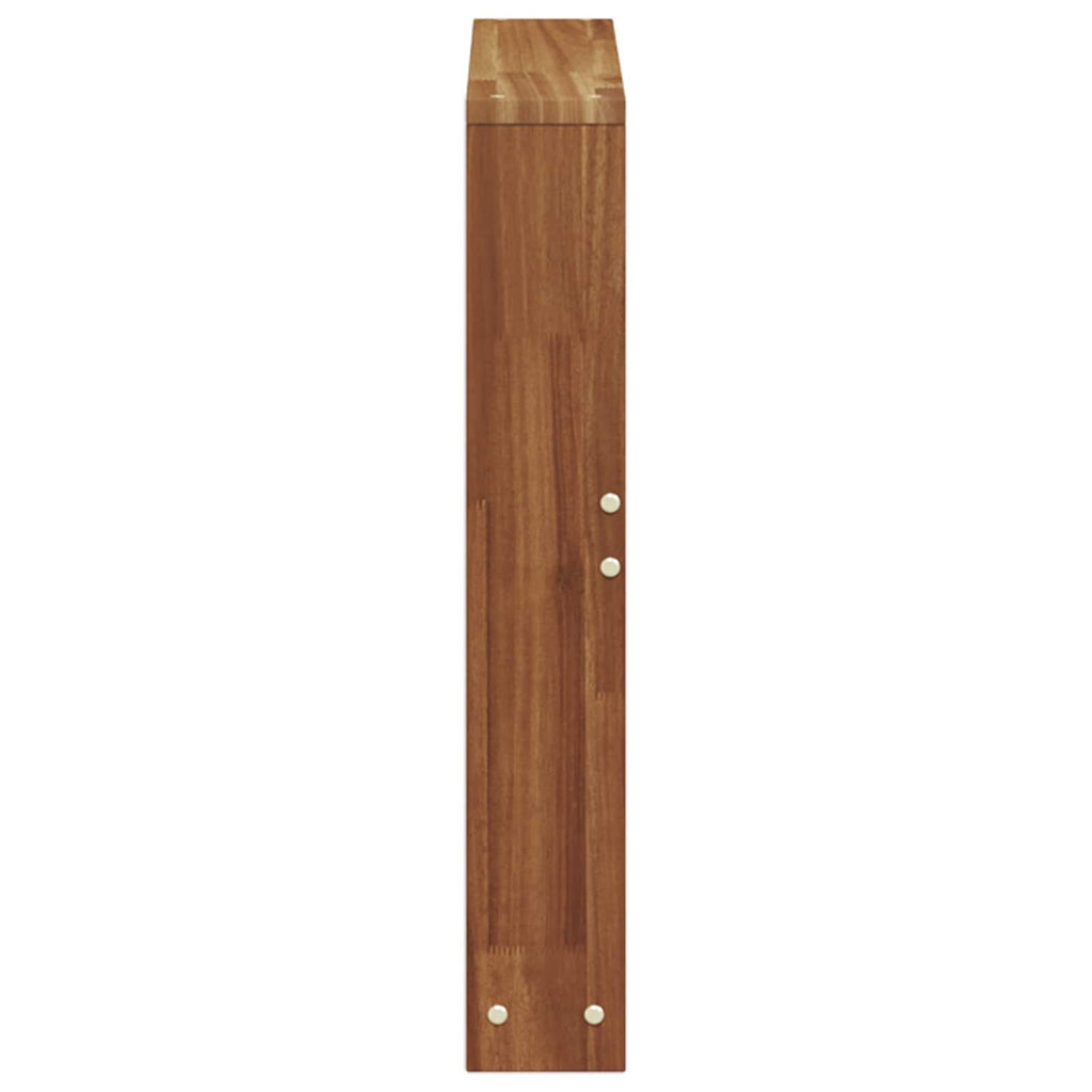 vidaXL Podłokietniki 2 pcs Brązowy 58,5 x 10 x 61 cm