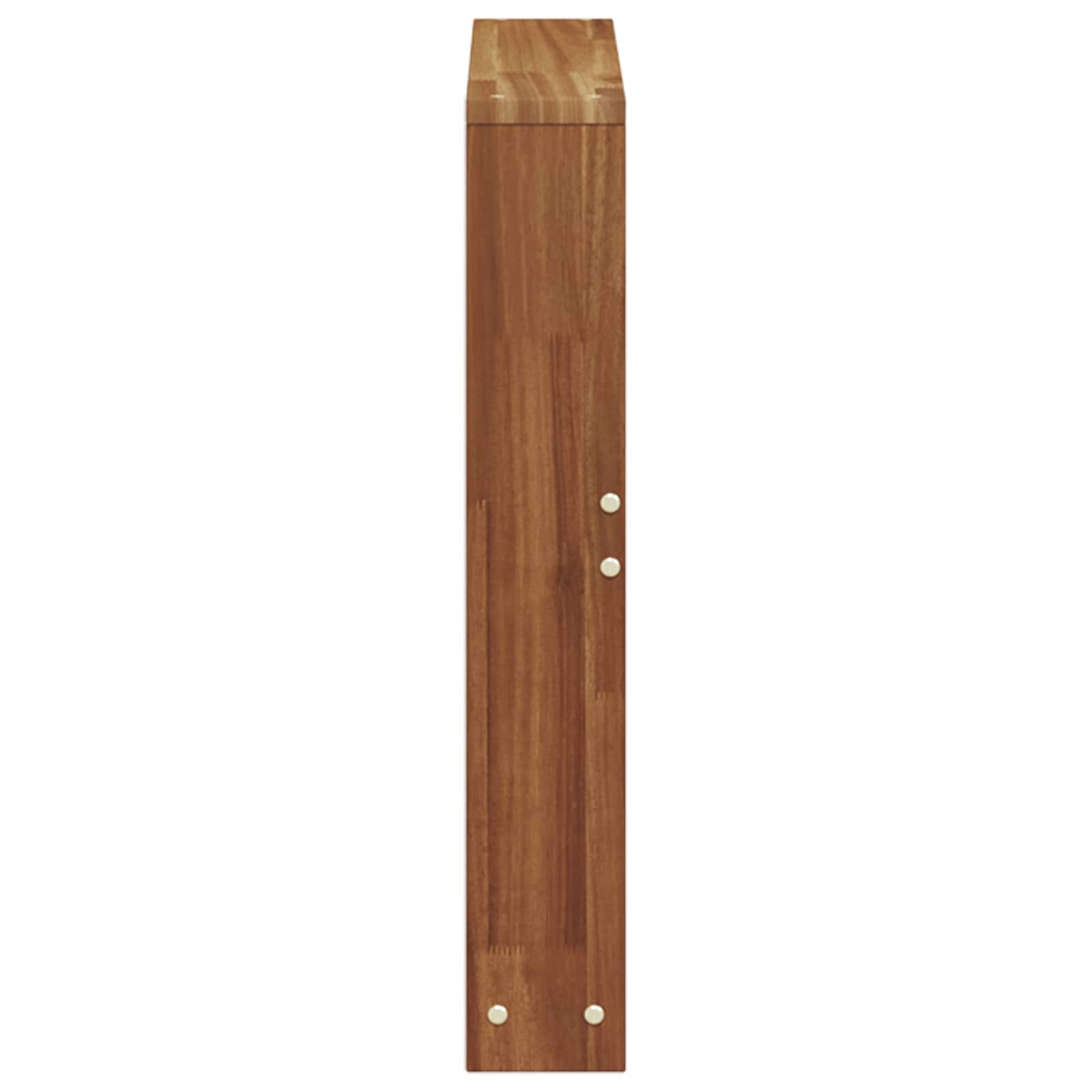 vidaXL Podłokietniki 2 pcs Brązowy 58,5 x 10 x 61 cm