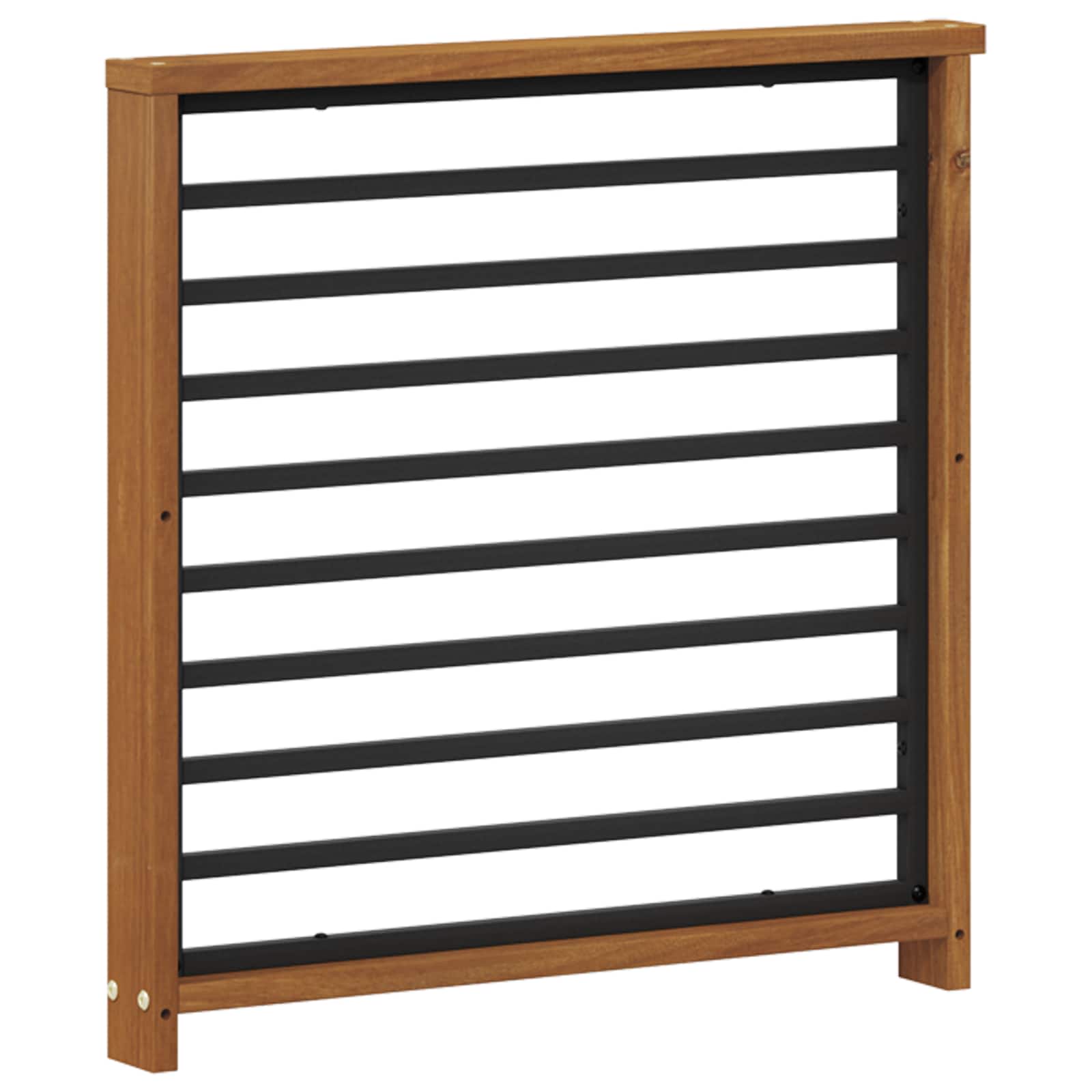 vidaXL Podłokietnik 2 pcs naturalny 60 x 6 x 61 cm Lite Drewno Akacji
