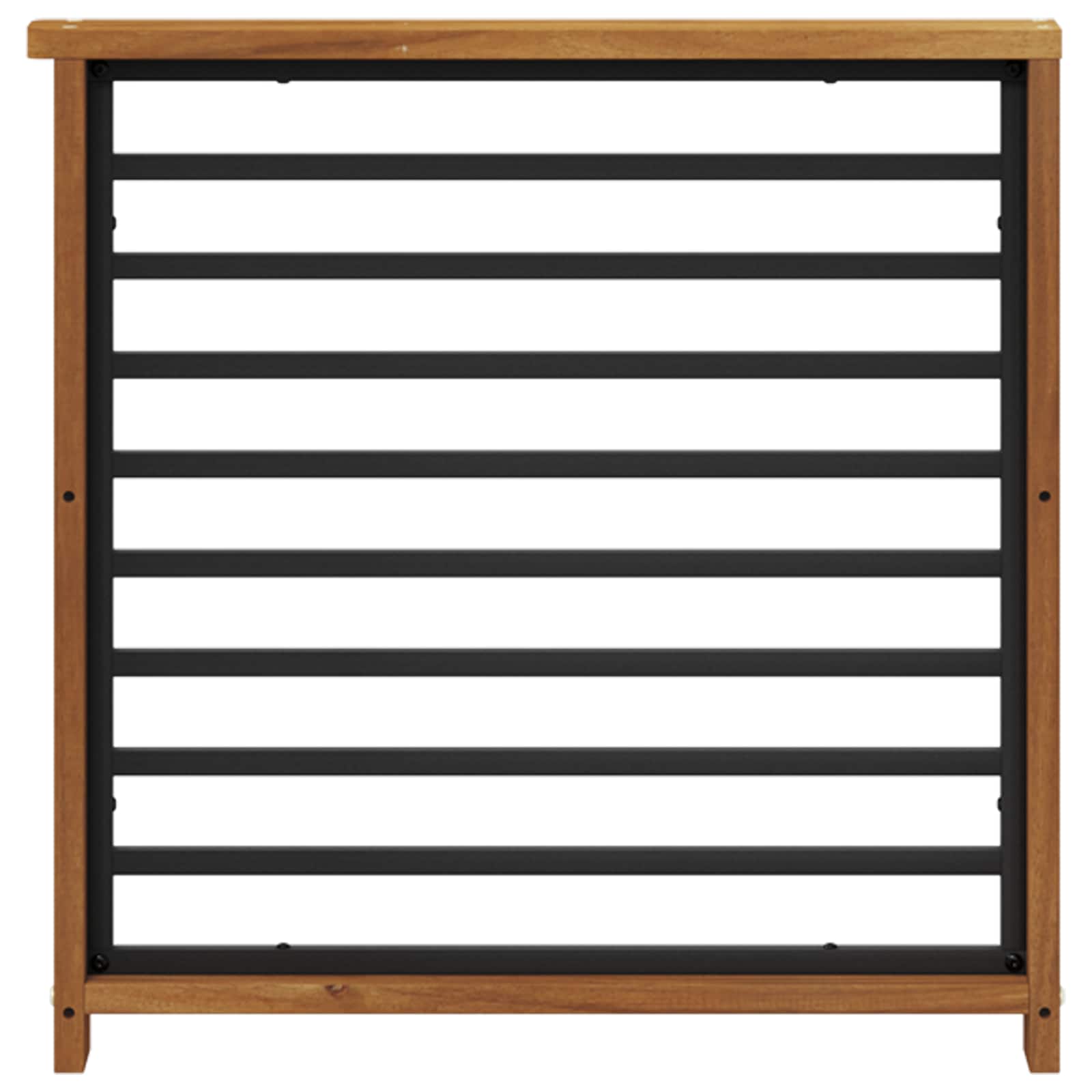 vidaXL Podłokietnik 2 pcs naturalny 60 x 6 x 61 cm Lite Drewno Akacji