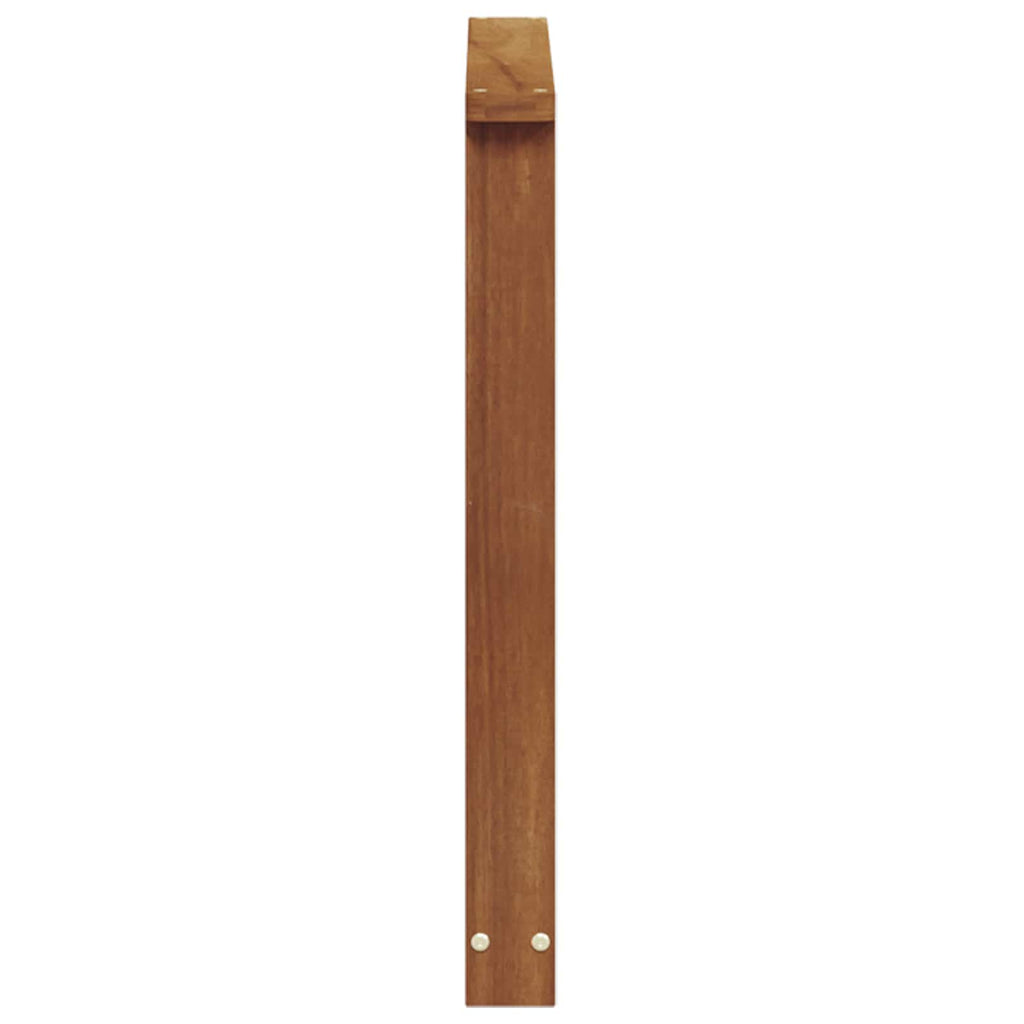 vidaXL Podłokietnik 2 pcs naturalny 60 x 6 x 61 cm Lite Drewno Akacji