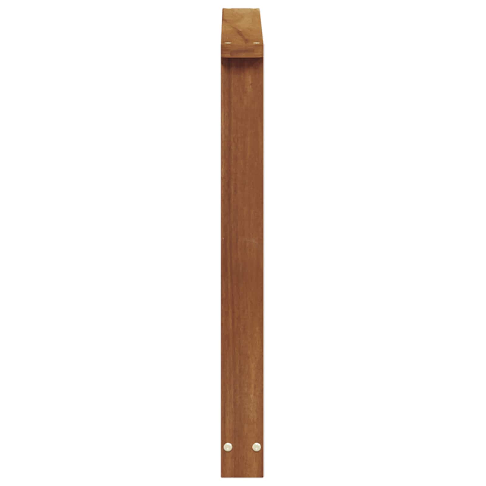 vidaXL Podłokietnik 2 pcs naturalny 60 x 6 x 61 cm Lite Drewno Akacji