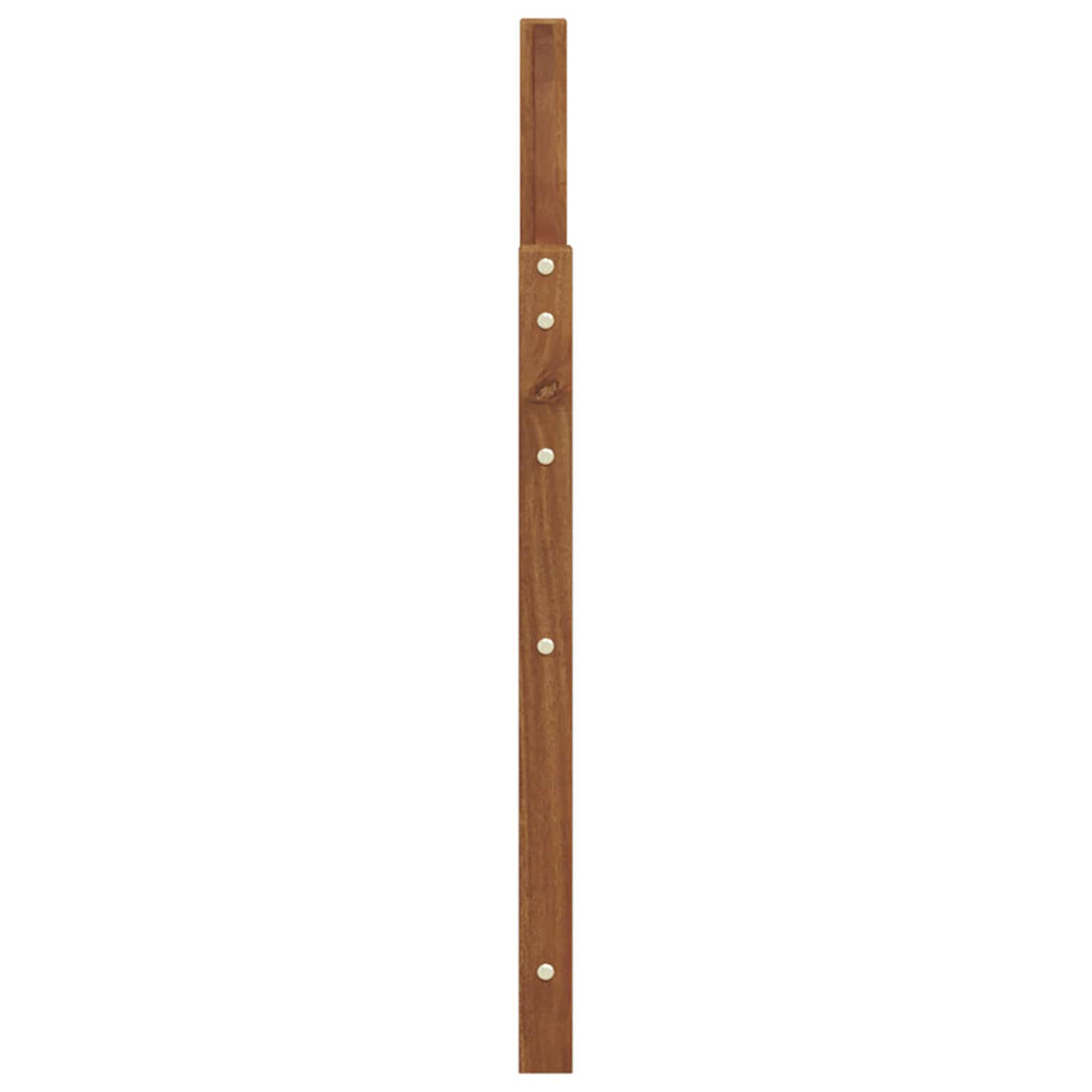 vidaXL Podłokietniki 2 pcs Brązowy 59 x 4 x 73 cm