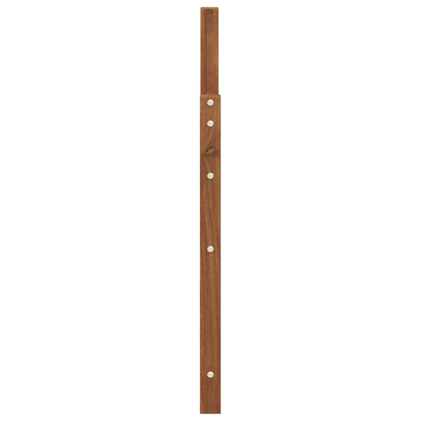 vidaXL Podłokietniki 2 pcs Brązowy 59 x 4 x 73 cm