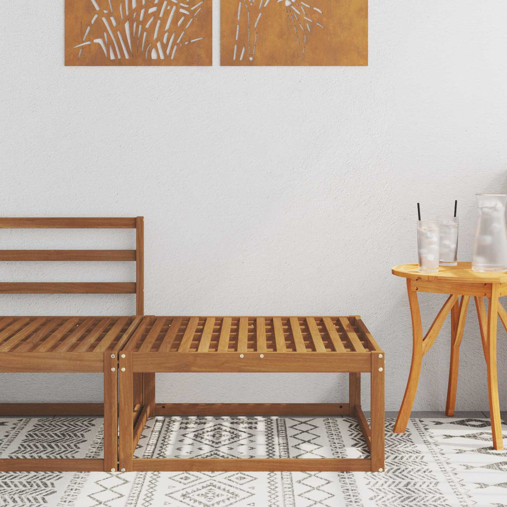 vidaXL Pufa na zewnątrz Naturalny 79 x 79 x 37 cm