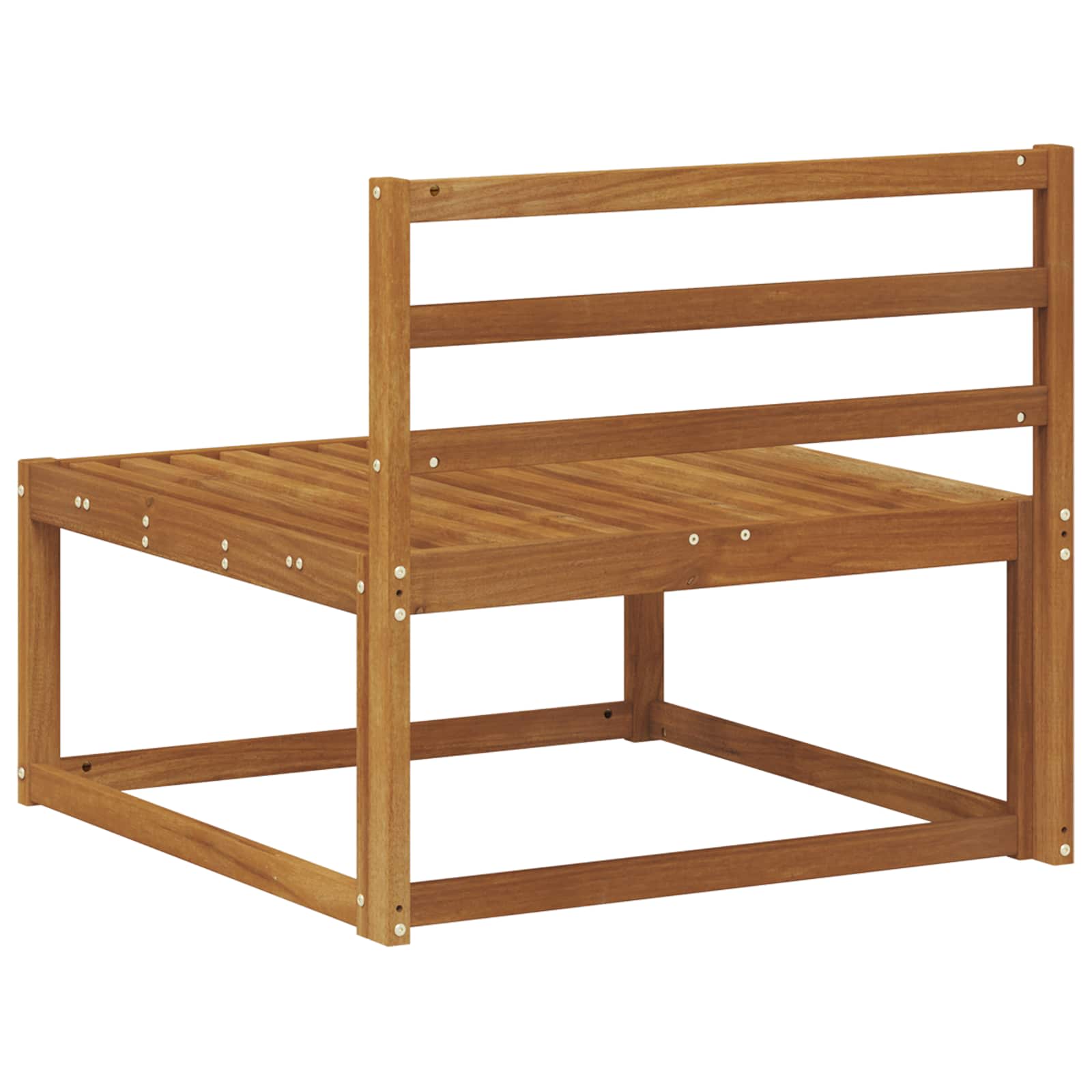 vidaXL Środkowa sofa ogrodowa Naturalny 79 x 83 x 73 cm