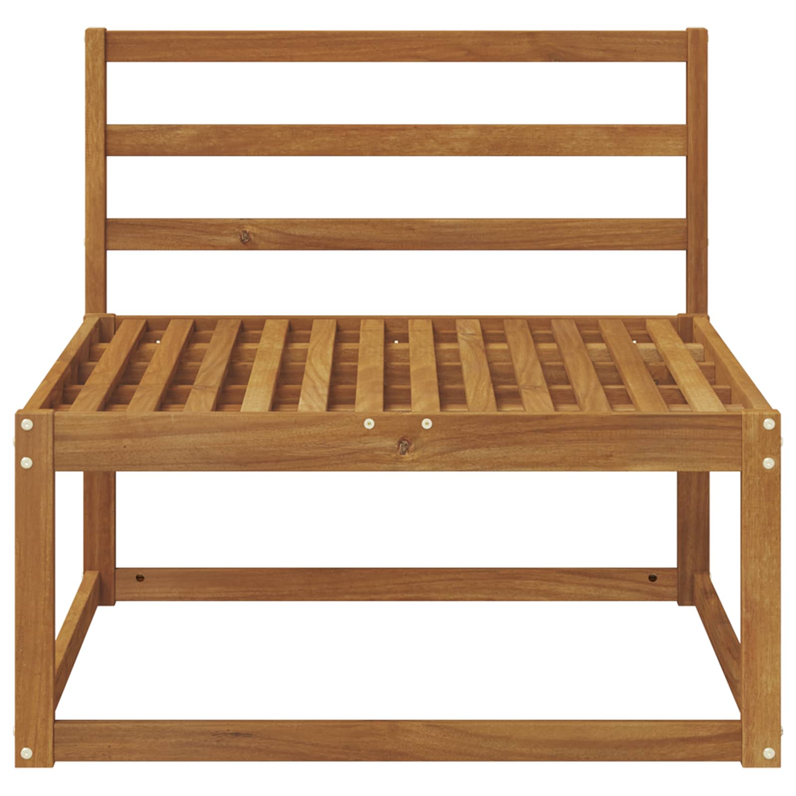 vidaXL Środkowa sofa ogrodowa Naturalny 79 x 83 x 73 cm