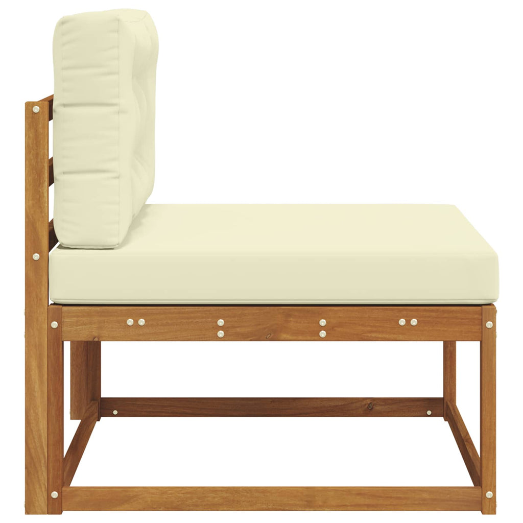 vidaXL Środkowa sofa ogrodowa Naturalny