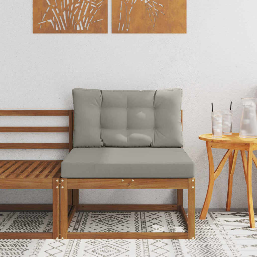 vidaXL Środkowa sofa ogrodowa Naturalny