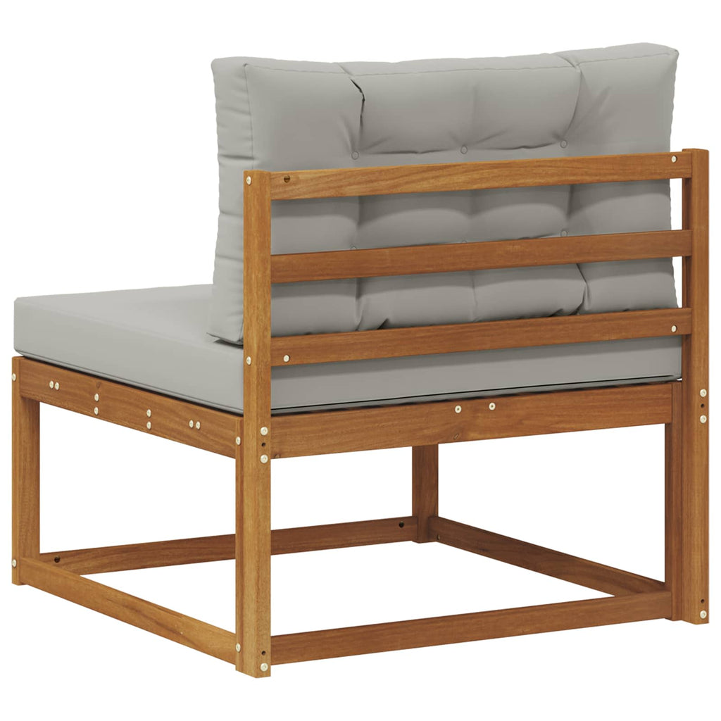 vidaXL Środkowa sofa ogrodowa Naturalny