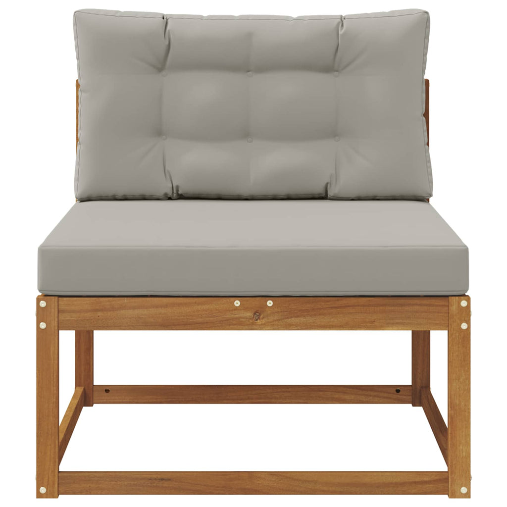 vidaXL Środkowa sofa ogrodowa Naturalny