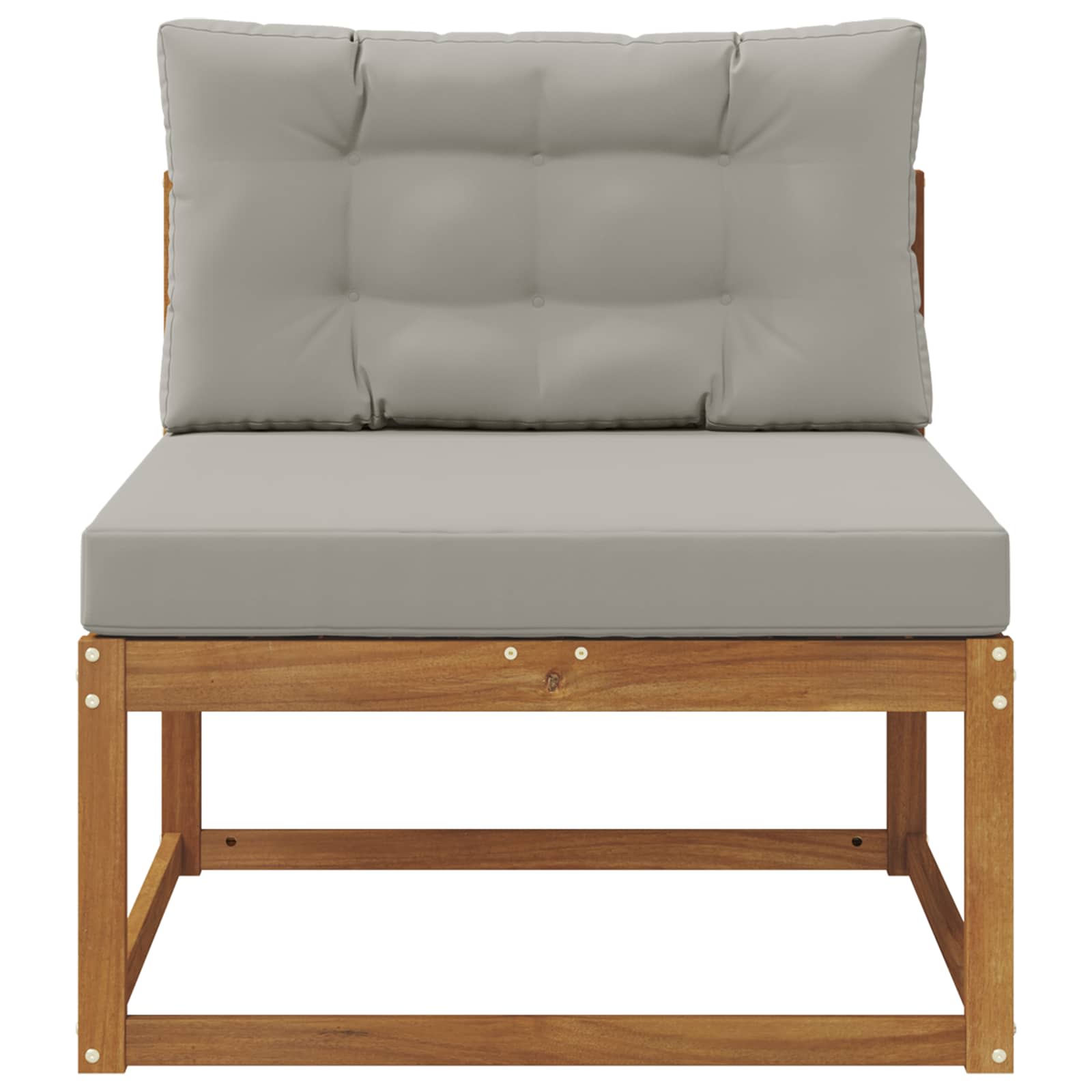 vidaXL Środkowa sofa ogrodowa Naturalny