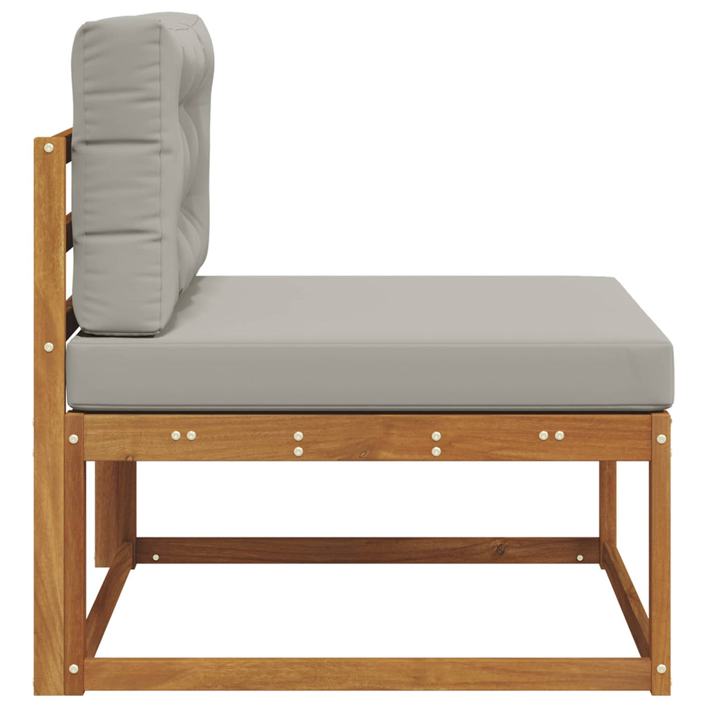 vidaXL Środkowa sofa ogrodowa Naturalny
