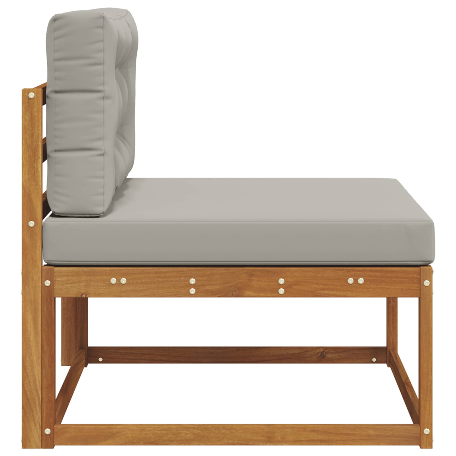 vidaXL Środkowa sofa ogrodowa Naturalny