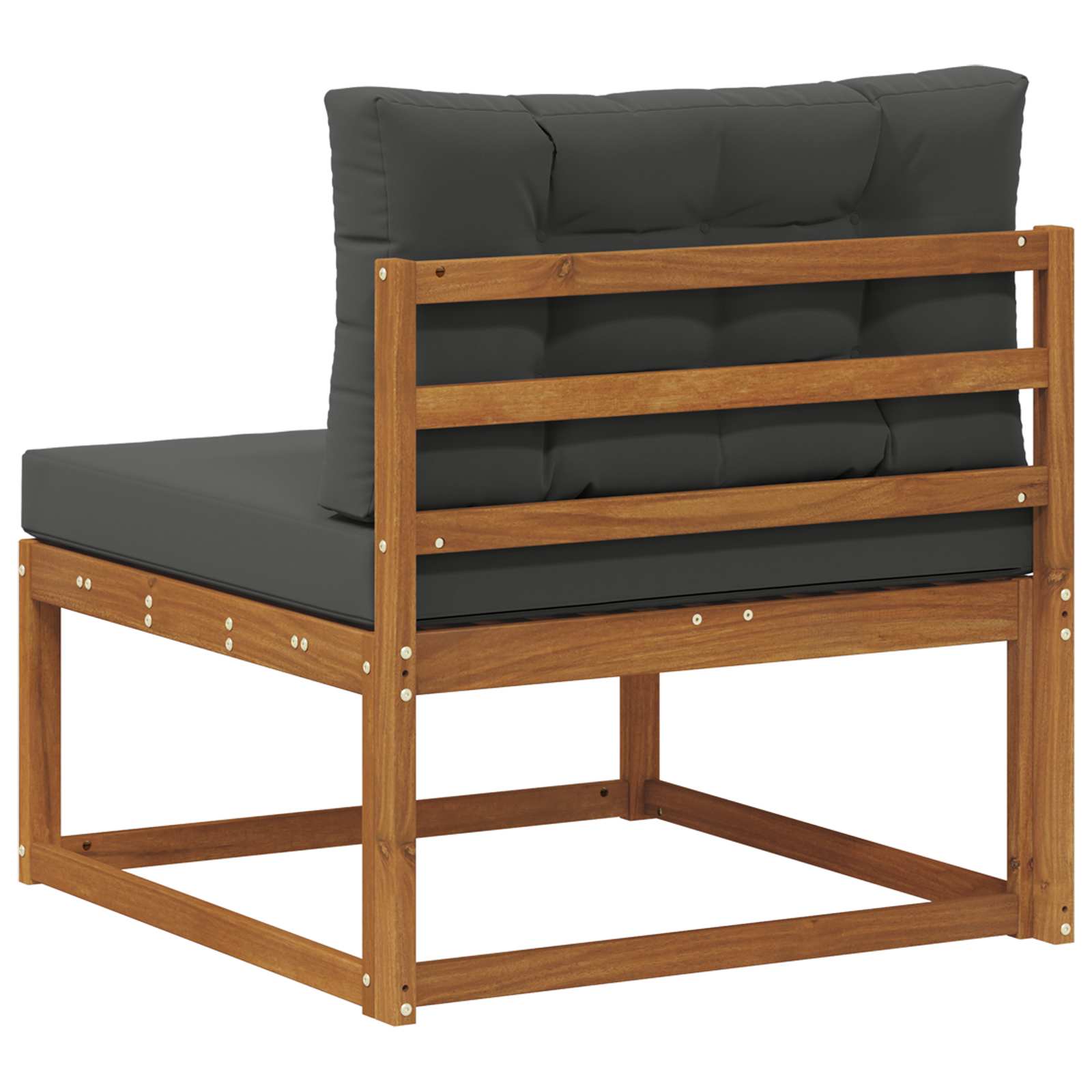 vidaXL Środkowa sofa ogrodowa Naturalny