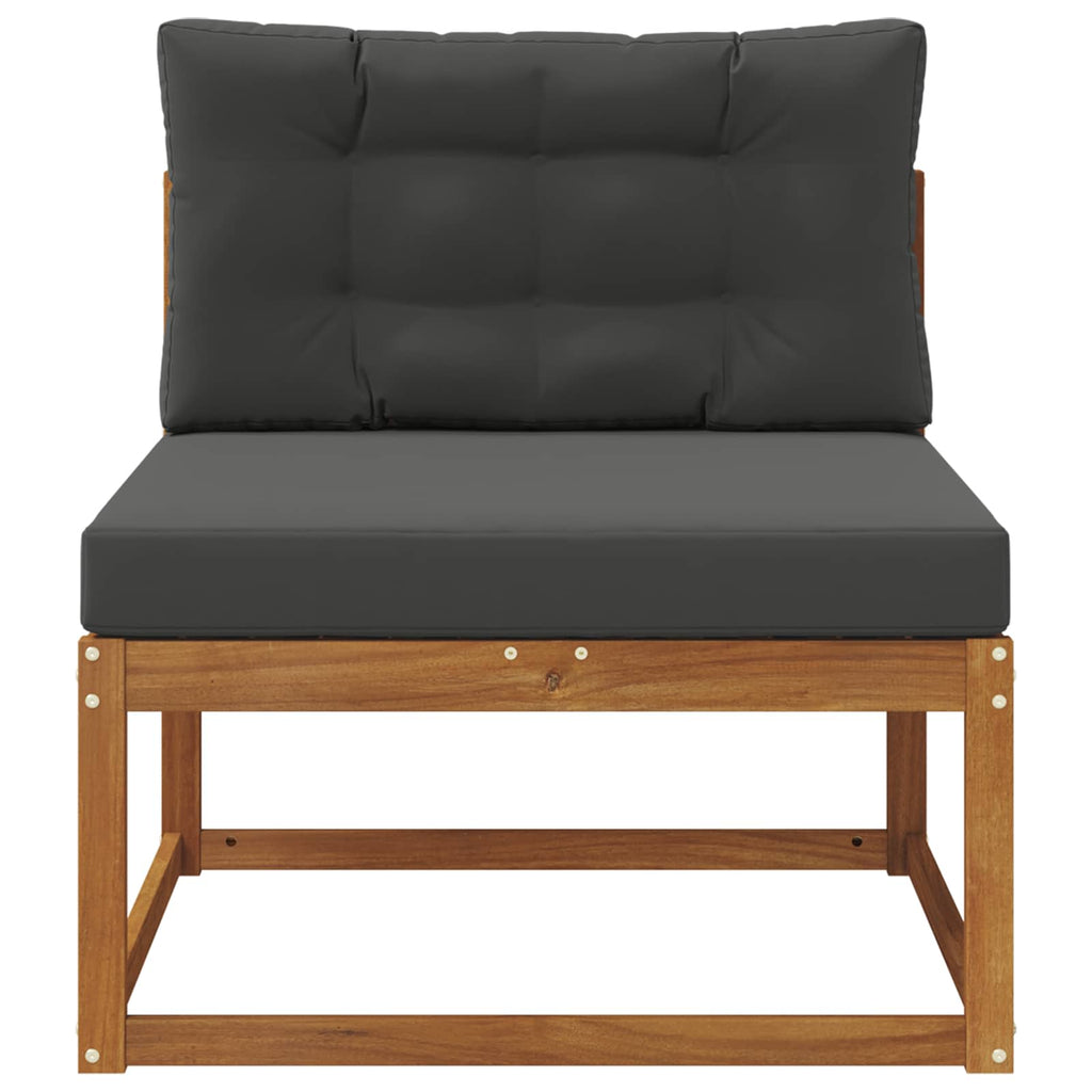 vidaXL Środkowa sofa ogrodowa Naturalny