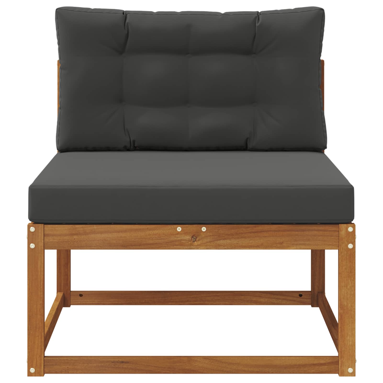 vidaXL Środkowa sofa ogrodowa Naturalny