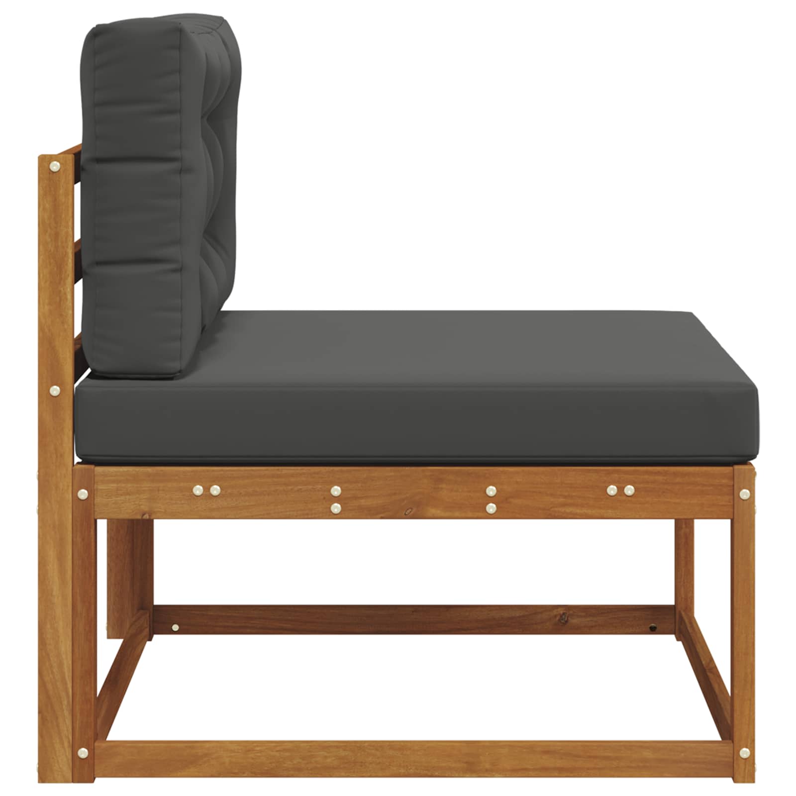 vidaXL Środkowa sofa ogrodowa Naturalny