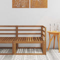 vidaXL Sofa narożna na zewnątrz Naturalny 83 x 83 x 73 cm