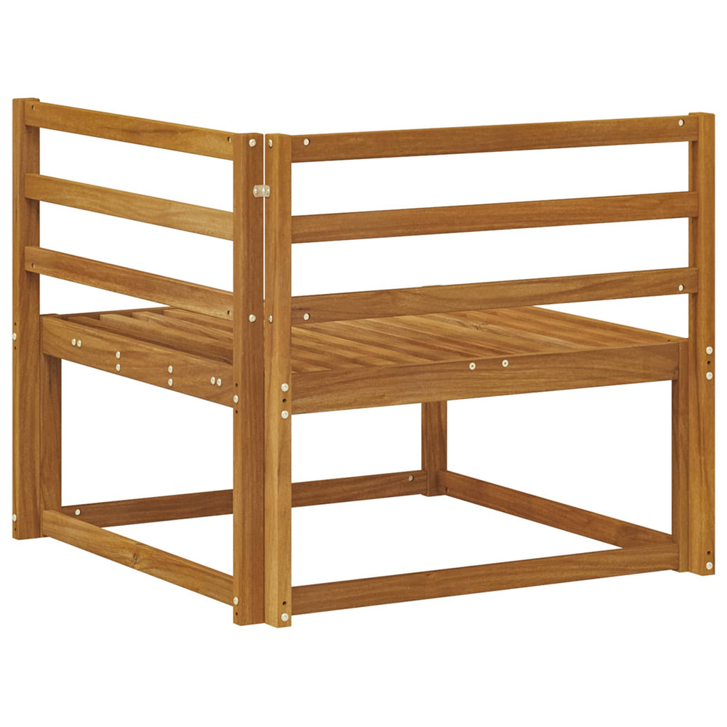 vidaXL Sofa narożna na zewnątrz Naturalny 83 x 83 x 73 cm