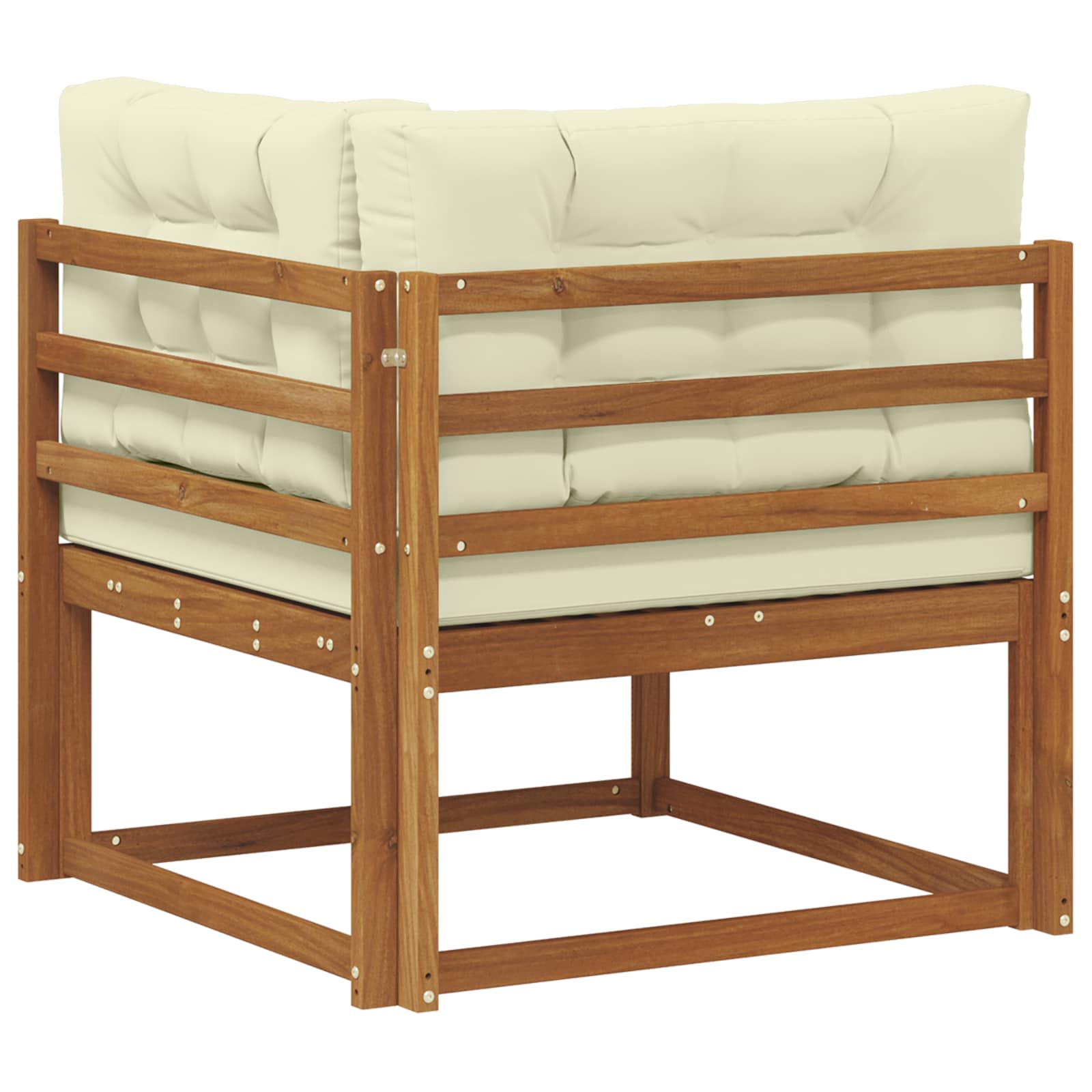 vidaXL Sofa narożna na zewnątrz Naturalny