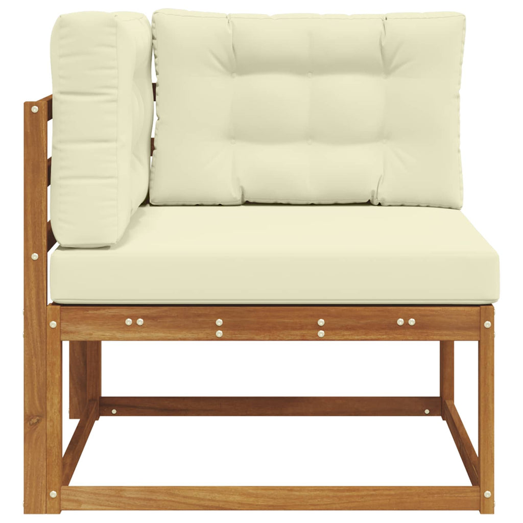 vidaXL Sofa narożna na zewnątrz Naturalny