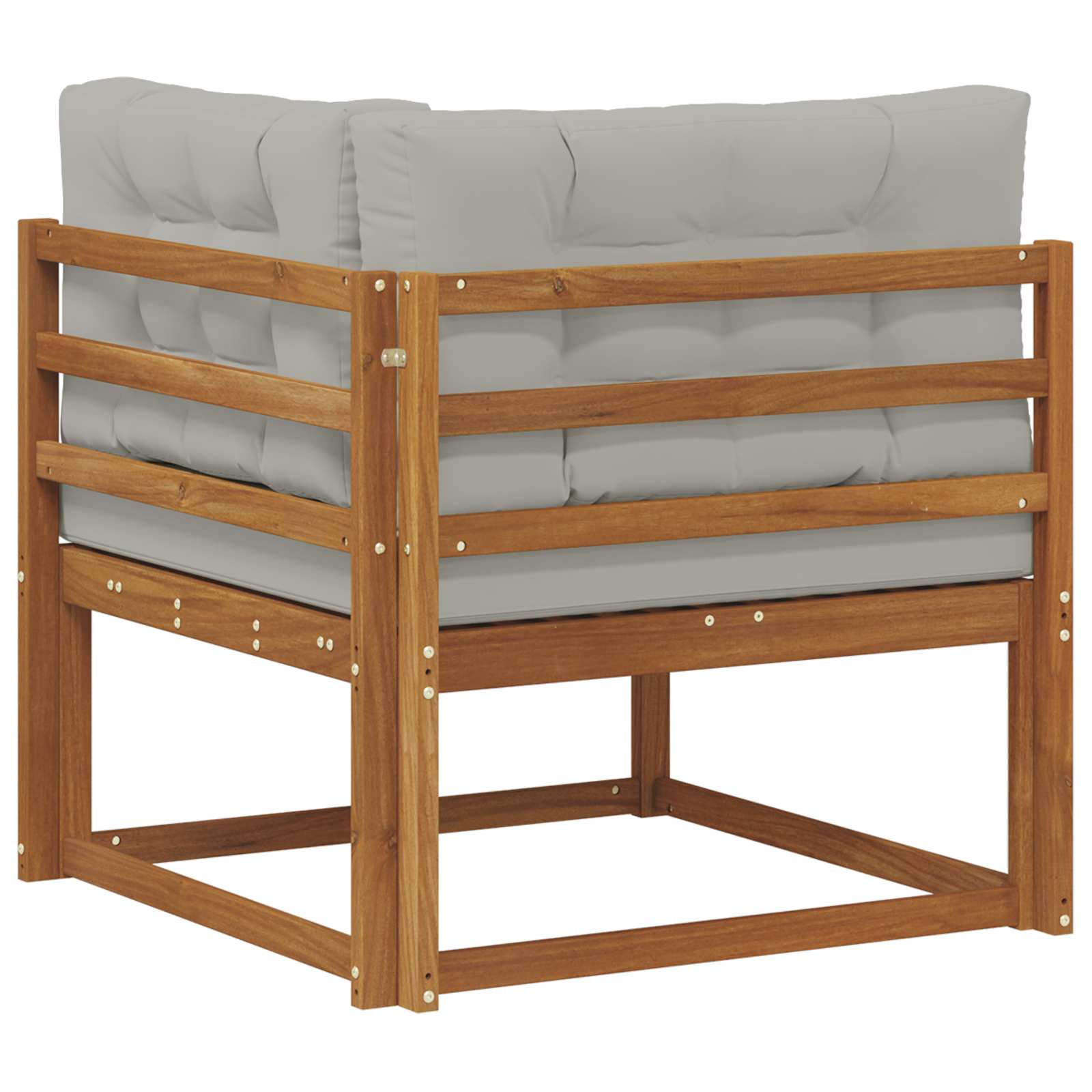 vidaXL Sofa narożna na zewnątrz Naturalny