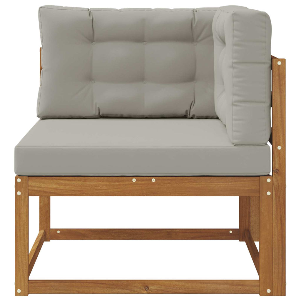 vidaXL Sofa narożna na zewnątrz Naturalny