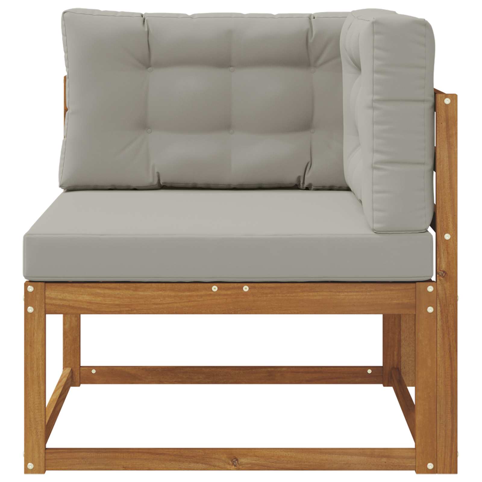 vidaXL Sofa narożna na zewnątrz Naturalny