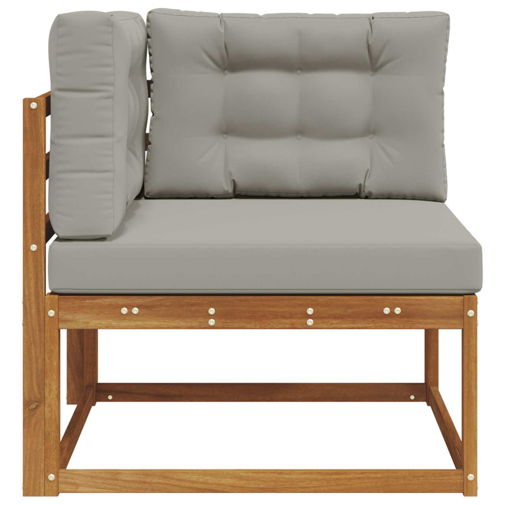 vidaXL Sofa narożna na zewnątrz Naturalny