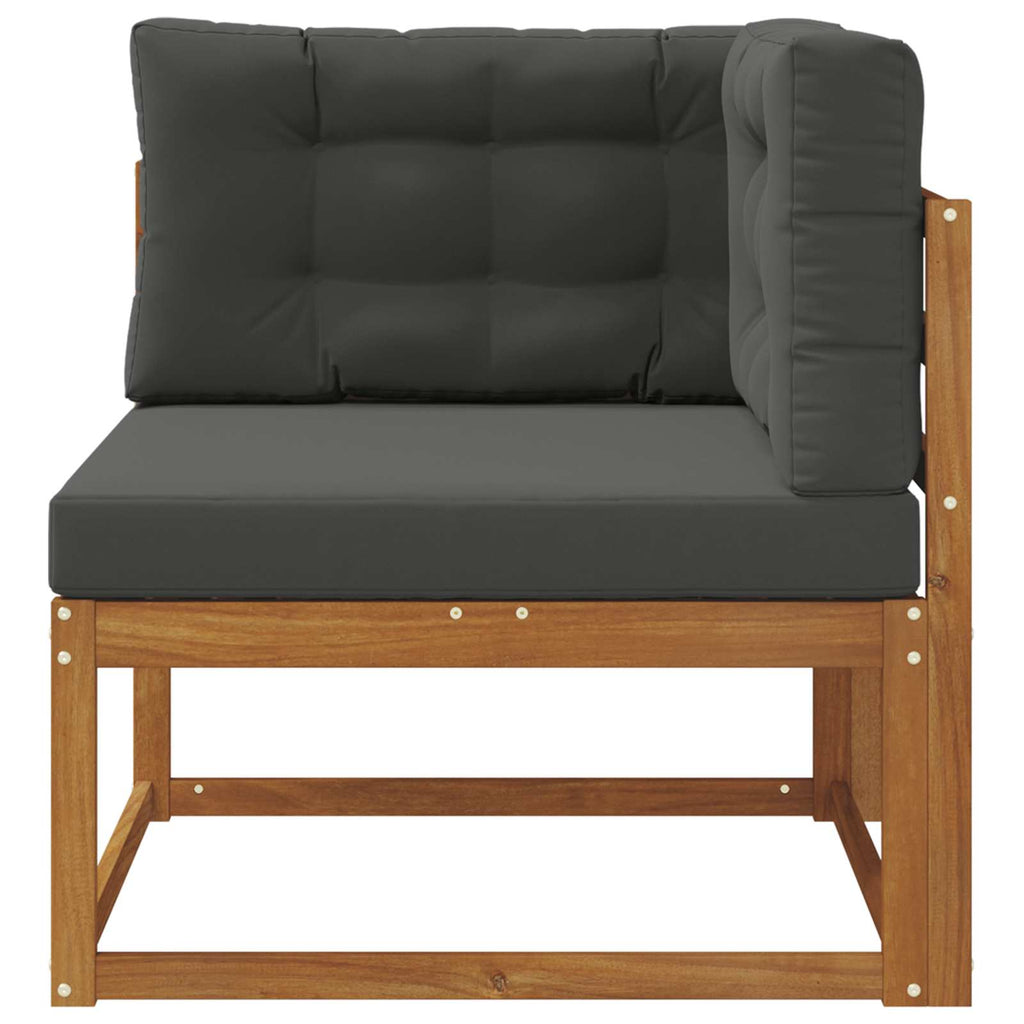 vidaXL Sofa narożna na zewnątrz Naturalny