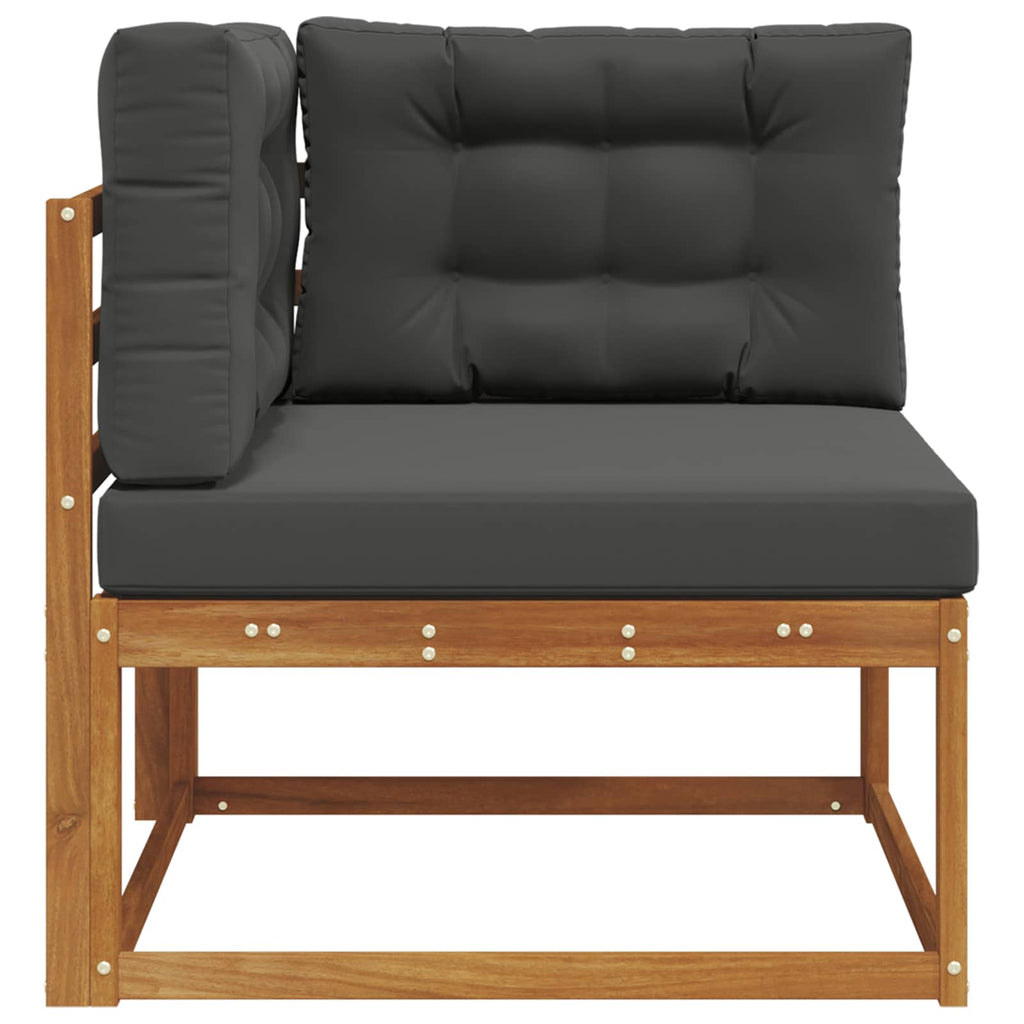 vidaXL Sofa narożna na zewnątrz Naturalny