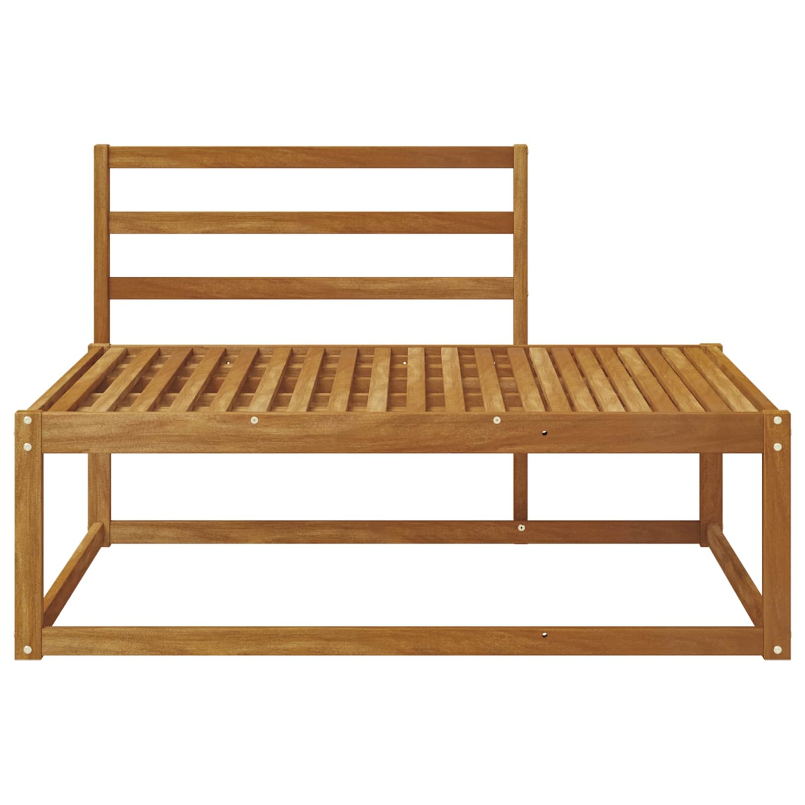 vidaXL Sofa końcowa na zewnątrz Naturalny 115 x 83 x 73 cm