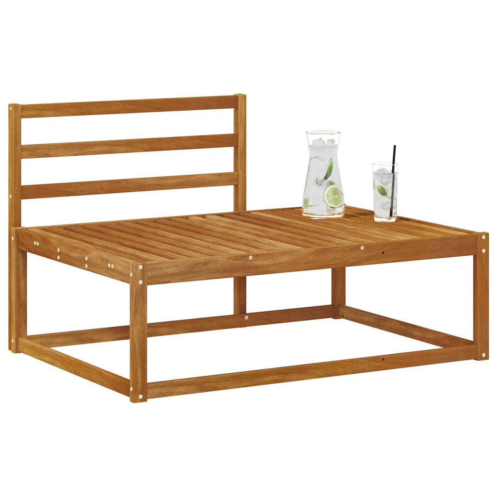 vidaXL Sofa końcowa na zewnątrz Naturalny 115 x 83 x 73 cm