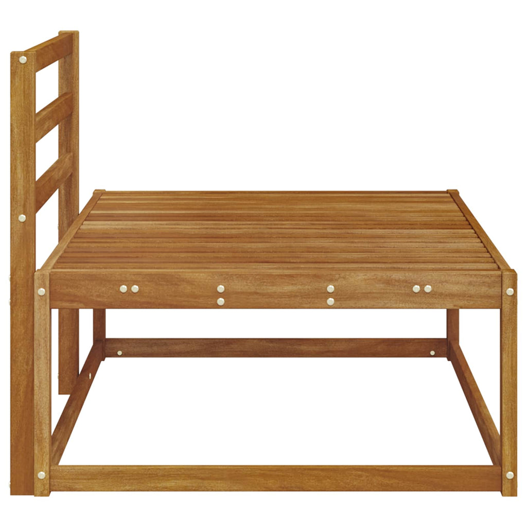 vidaXL Sofa końcowa na zewnątrz Naturalny 115 x 83 x 73 cm