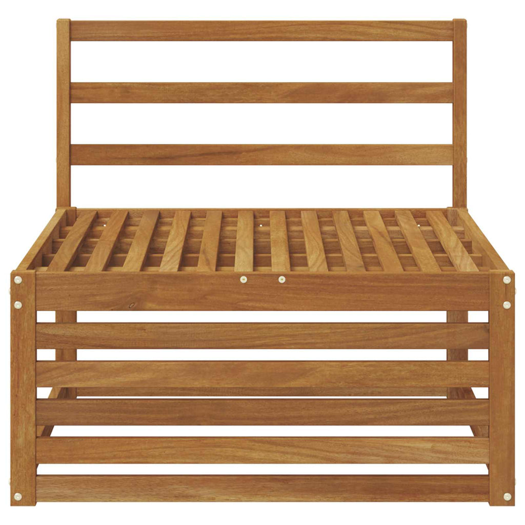 vidaXL Środkowa sofa ogrodowa Lite Drewno Akacji Naturalny