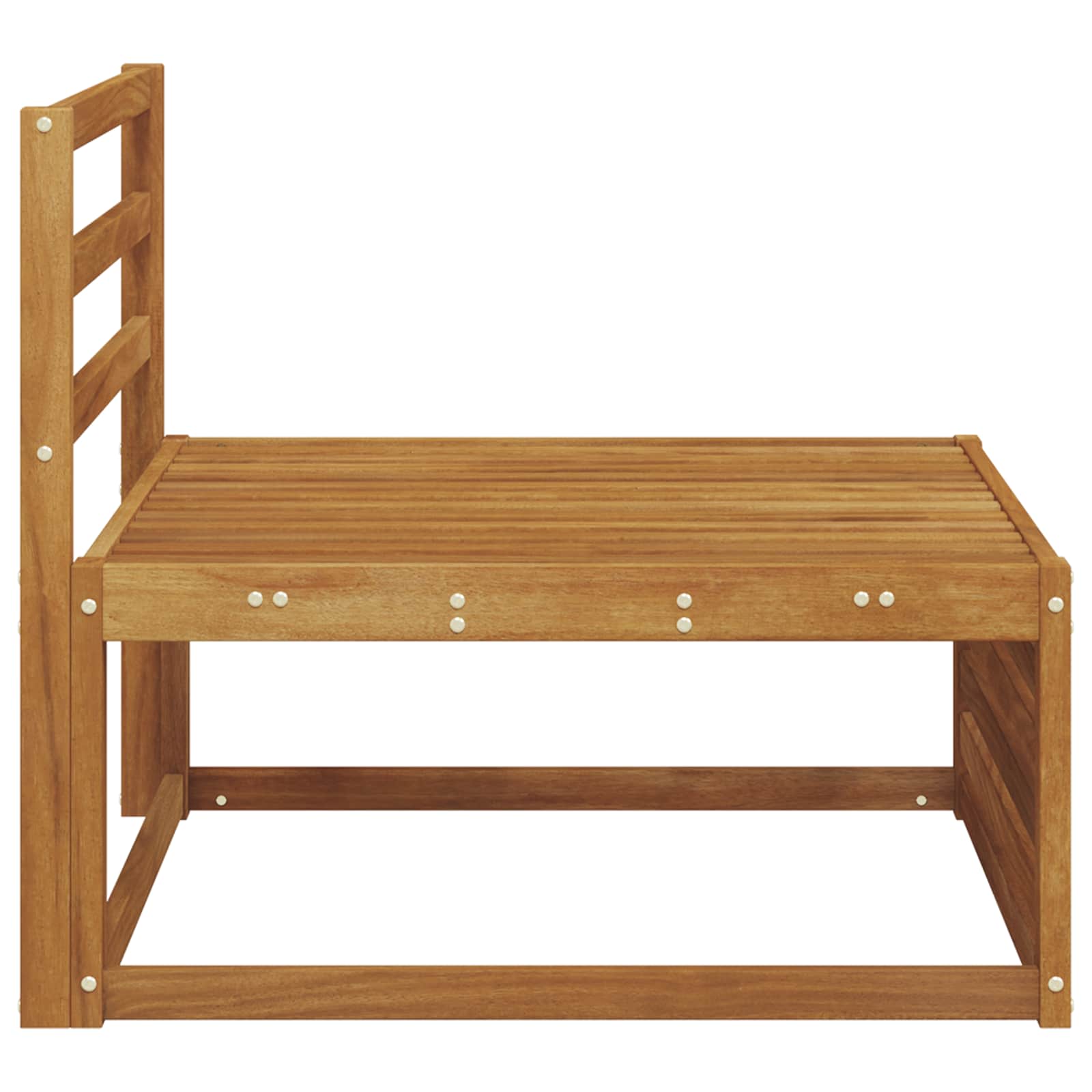 vidaXL Środkowa sofa ogrodowa Lite Drewno Akacji Naturalny